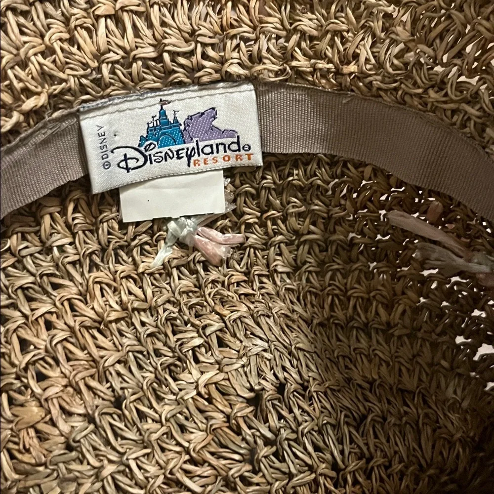 Disney Winnie the Pooh Patch Sun Bucket Woven Dragonfly Brim Straw Hat